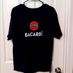 Black Bacardi Cotton T-Shirt (Brand New)